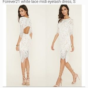 White lace dress MEDIUM